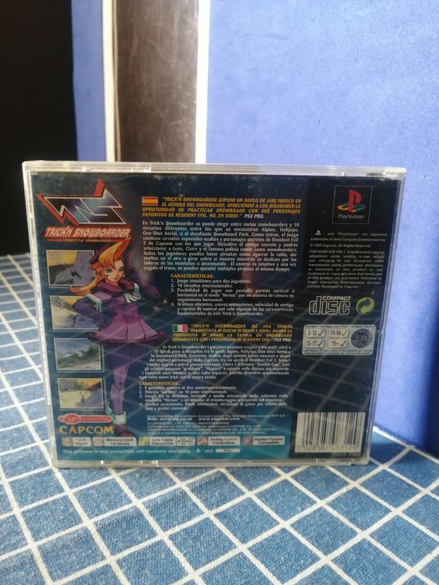 PS1 TRICK'N SNOWBOARD ORIGINAL COMPLETO
