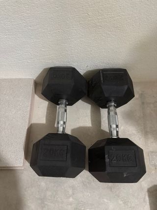 Par Mancuernas 20kg Hexagonales