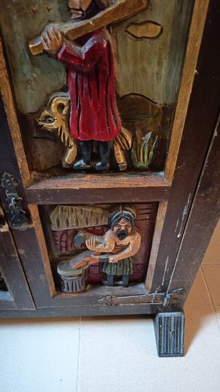 Mueble Taquillón Antiguo Madera