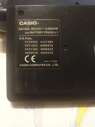 Calculadora Casio Data Bank DC-2000 130
