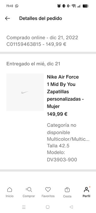 Zapatillas Nike Air Force 1 Mid (Custom online)