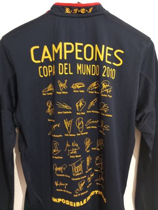 Camiseta España Mundial 2010 Campeones Formotion