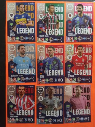 LOTE 9 TOP LEGEND FIFA WORLD CUP 25 MUNDIAL CLUBES