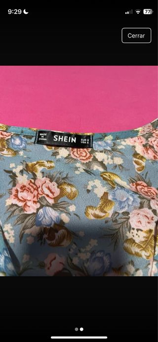 Vestido floral Shein