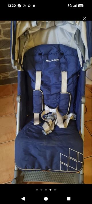 Carrito Maclaren azul 