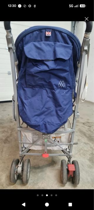 Carrito Maclaren azul 