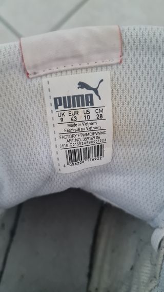 Scarpe Puma Uomo Bianche e Rosse