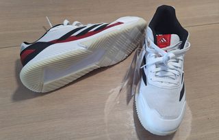 Zapatillas Adidas Padel Blancas y Rojas