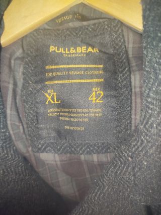 Abrigo NUEVO PULL&BEAR Gris XXL Hombre.TOP QUALITY