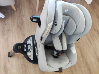 Silla coche bebé Joie 360 gris con Isofix