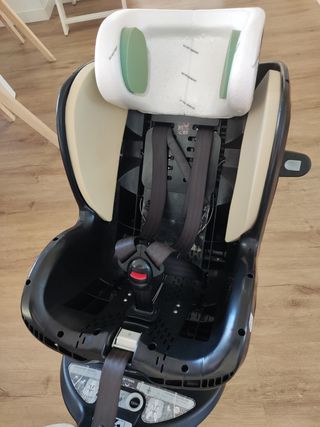Silla coche bebé Joie 360 gris con Isofix