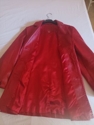 Chaqueta Piel Roja Talla 42