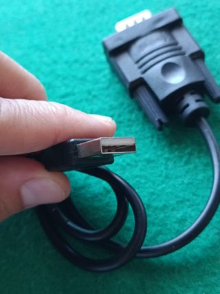 Adaptador USB a RS232 DB9 macho