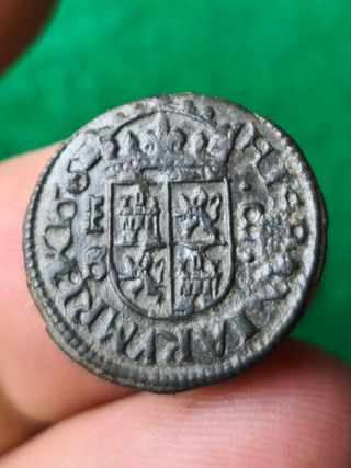 Felipe IV 8 maravedís 1661 Segovia S restos vellón