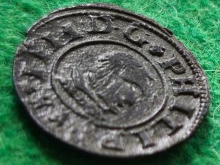 Felipe IV 8 maravedís 1661 Segovia S restos vellón
