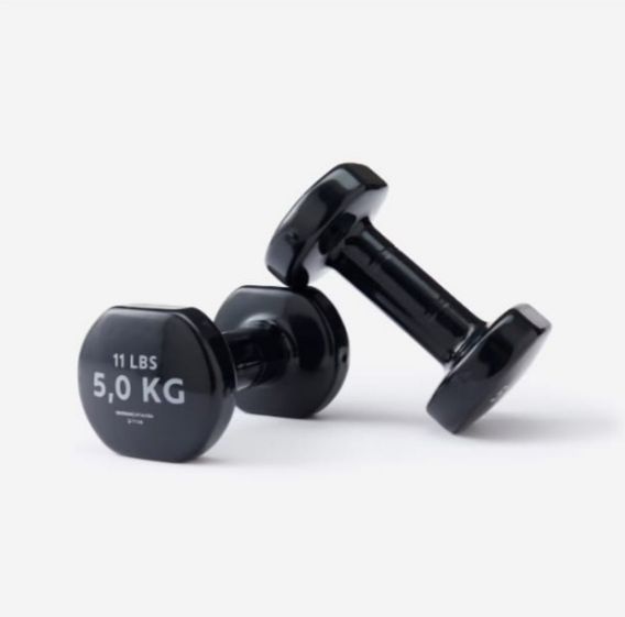 Mancuernas 5 kg (11 lbs) Negras