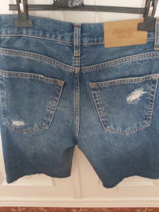 Bermudas vaqueras Bershka hombre Talla 34