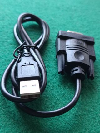 Adaptador USB a RS232 DB9 Macho