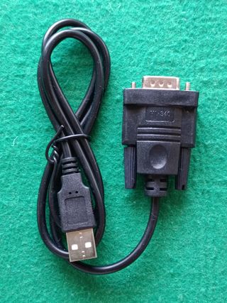 Adaptador USB a RS232 DB9 Macho