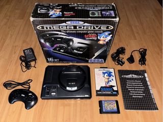 Sega Mega Drive Consola + Sonic + Accesorios