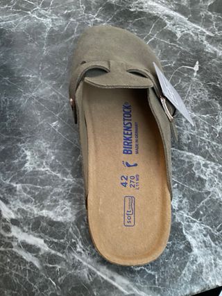 Birkenstock Boston Zuecos Talla 42 Gris