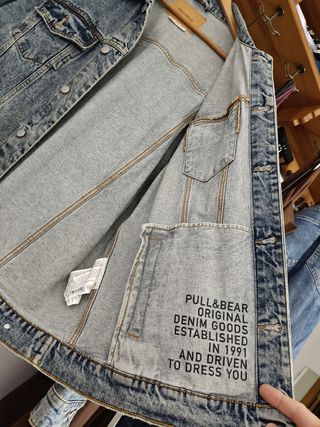 Chaqueta Vaquera Hombre Pull&Bear Talla XL