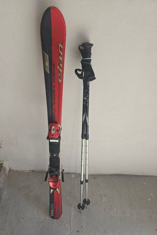 Esquís Elan JR con bastones