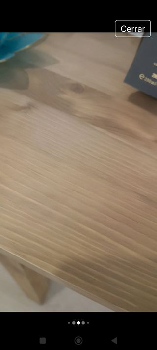 Consola de madera de abeto nueva