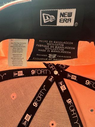Gorra New Era 9FORTY Rosa Mujer original