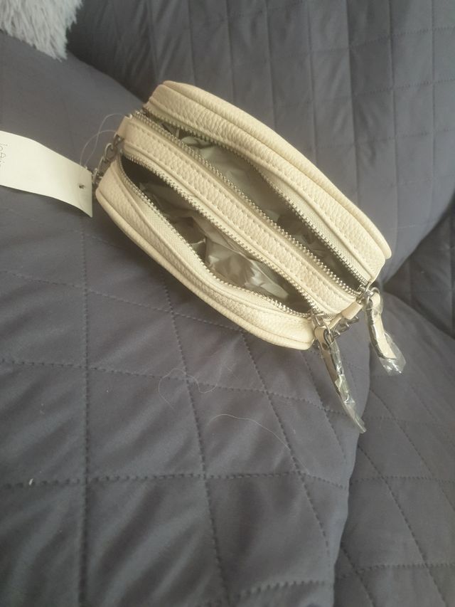 Bolso Lefties Beige Cadena