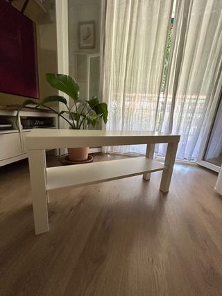 Mesa auxiliar blanca Ikea