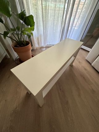 Mesa auxiliar blanca Ikea
