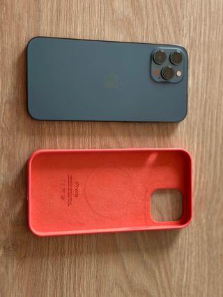 iPhone 12 Pro Max 128GB Azul + Funda Apple