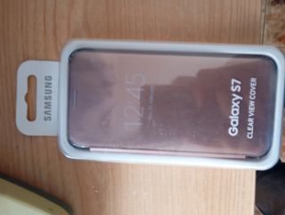 Funda Samsung Galaxy S7 Clear View Rose Gold