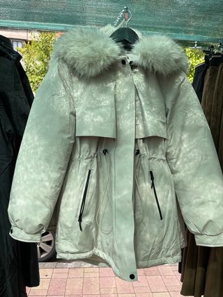 Parka con pelo