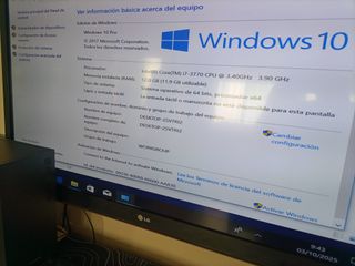 PC i7-3770 12GB RAM SSD