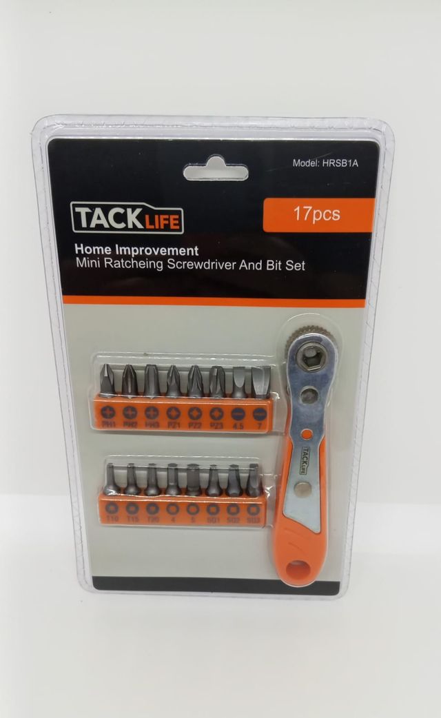Tacklife Set Destornillador Carraca 17 Pzs