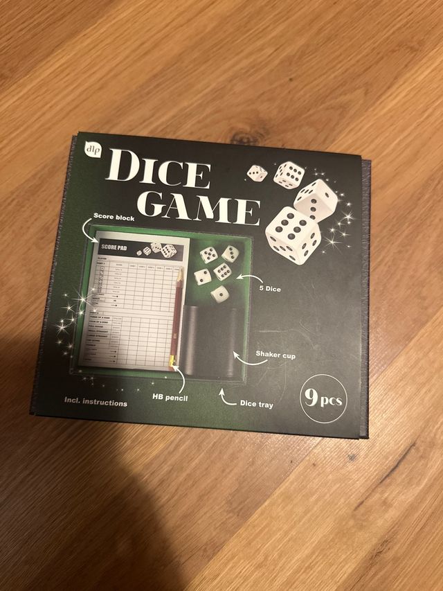Juego de dados Dice Game 9 piezas