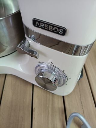 Arebos Batidora Amasadora Multifunción 1500W Crema