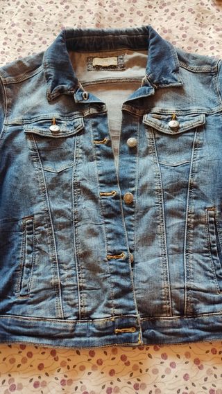 Chaqueta vaquera azul Talla S