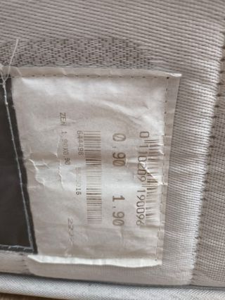 Colchón individual 90cm