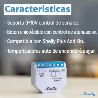 Shelly Plus 0-10V Dimmer WFi Bluetooth