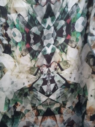 Blusa Roberto Torreta Estampado Asimétrico