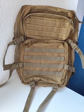 Mochila Táctica Militar Beige/Marrón