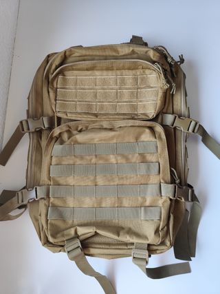 Mochila Táctica Militar Beige/Marrón