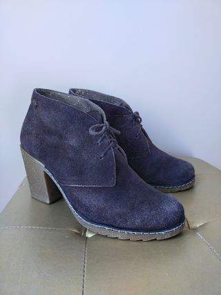 Botines de piel