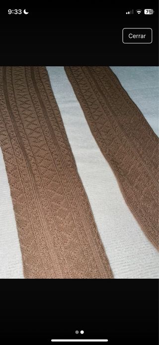 Calzas altas marrones