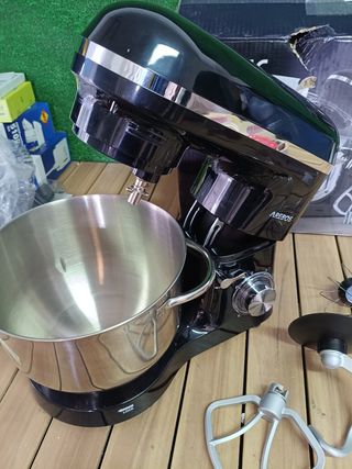 Arebos Batidora Amasadora Multifunción 1500W Negro
