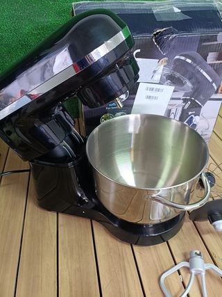 Arebos Batidora Amasadora Multifunción 1500W Negro