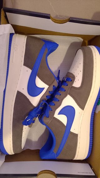Nike Air Force 1 Zapatillas Azul/Gris/Blanco